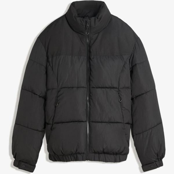 chaquetas Bershka negro