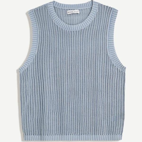 chalecos Bershka gris
