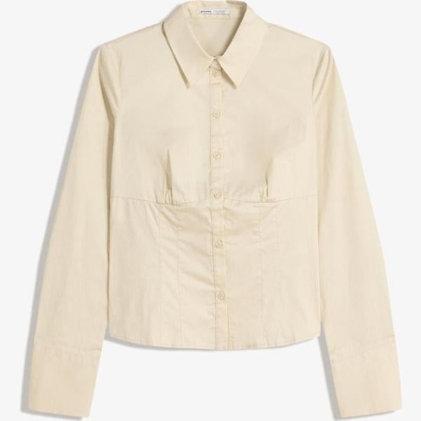 camisas Bershka marrón