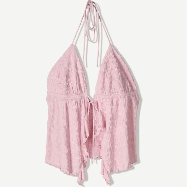 top Bershka blanco