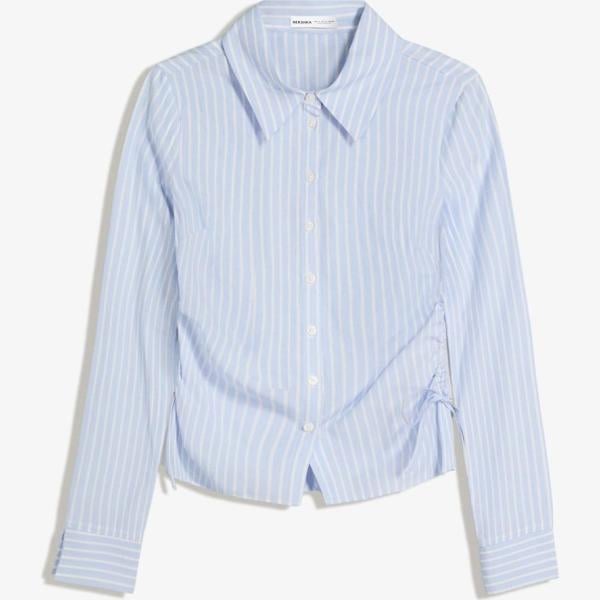 camisas Bershka azul