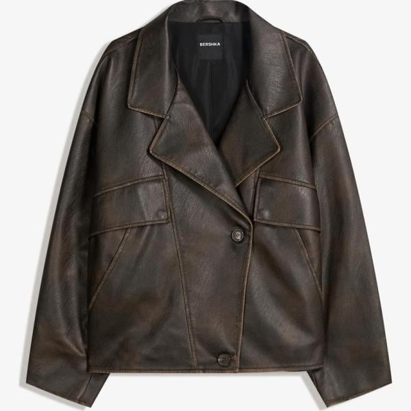 blazers Bershka marrón