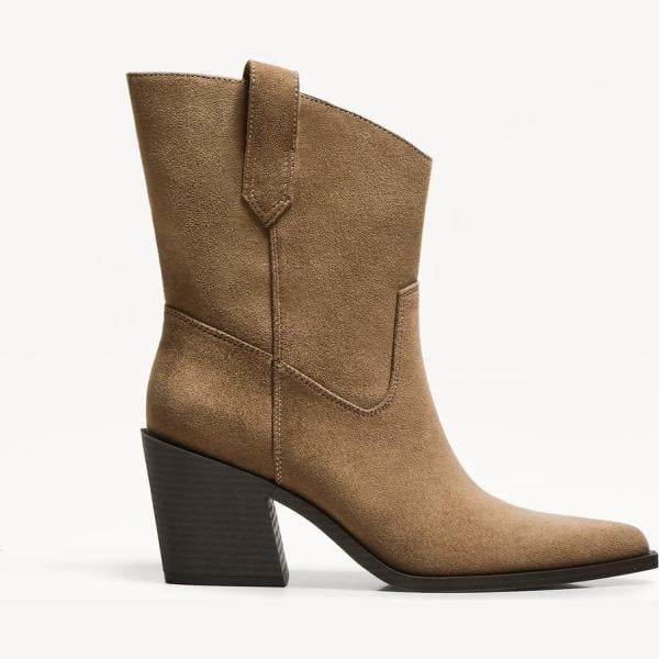 botas cowboy Bershka blanco