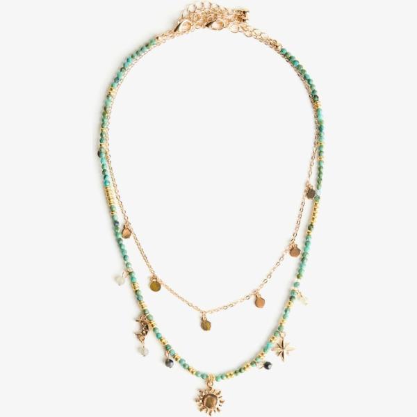 colgantes Bershka blanco