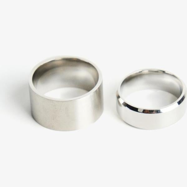 anillos Bershka blanco