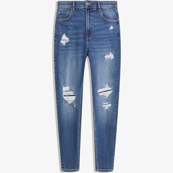 vaqueros rotos Bershka azul