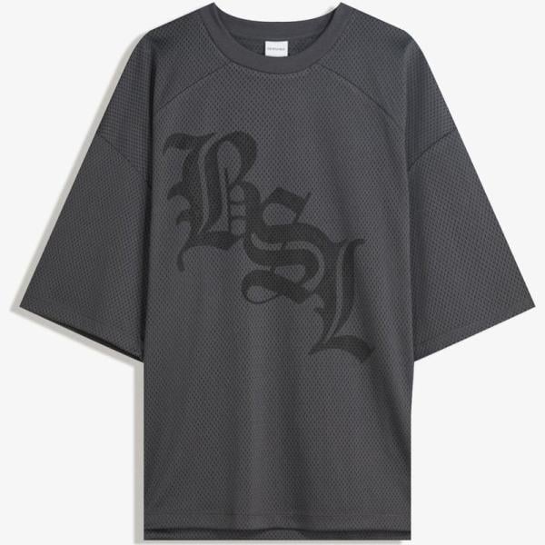 camiseta Bershka gris