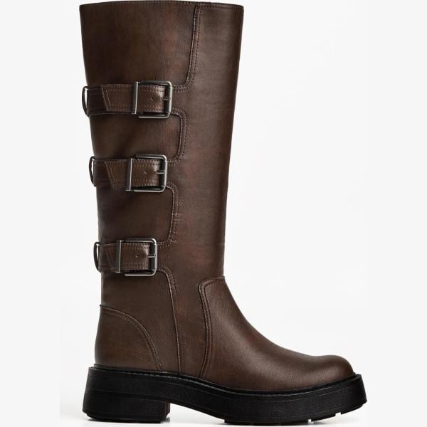 botas Bershka marrón