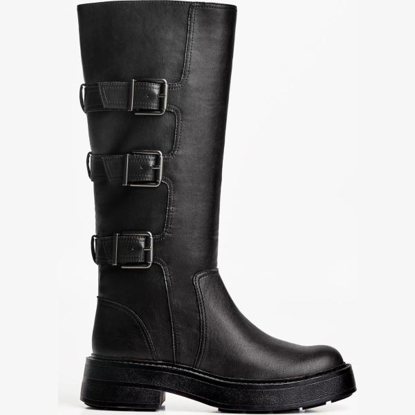 botas Bershka negro