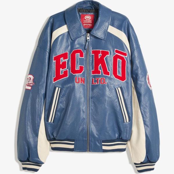 chaquetas Bershka azul