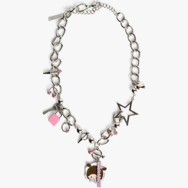 collares Bershka blanco