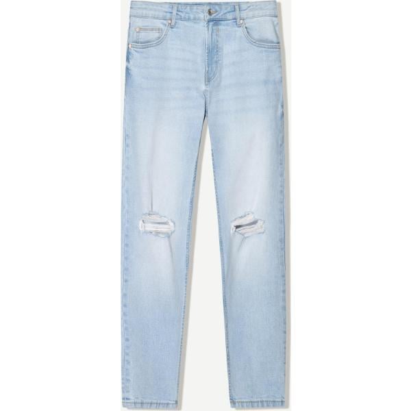 vaqueros pitillo Bershka azul