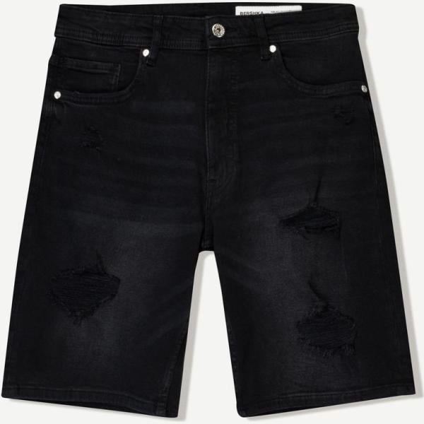 bermudas Bershka negro