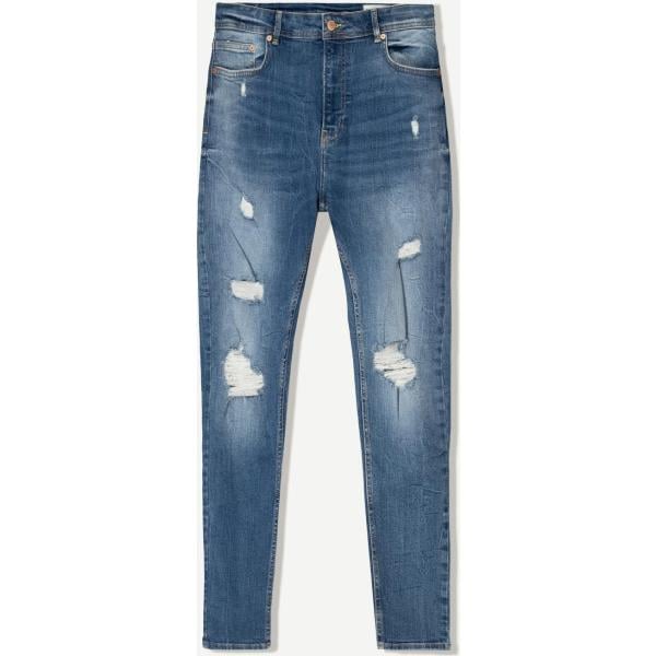 vaqueros rotos Bershka azul
