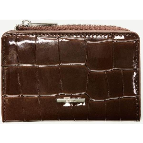 monederos Bershka blanco animalier