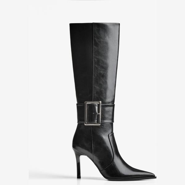 botas Bershka negro