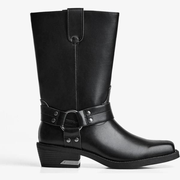 botas Bershka negro