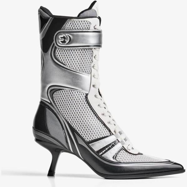 botines Bershka blanco