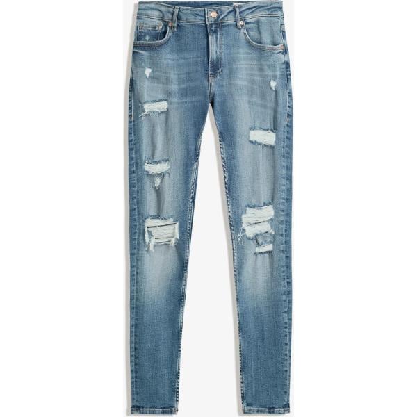 vaqueros rotos Bershka azul