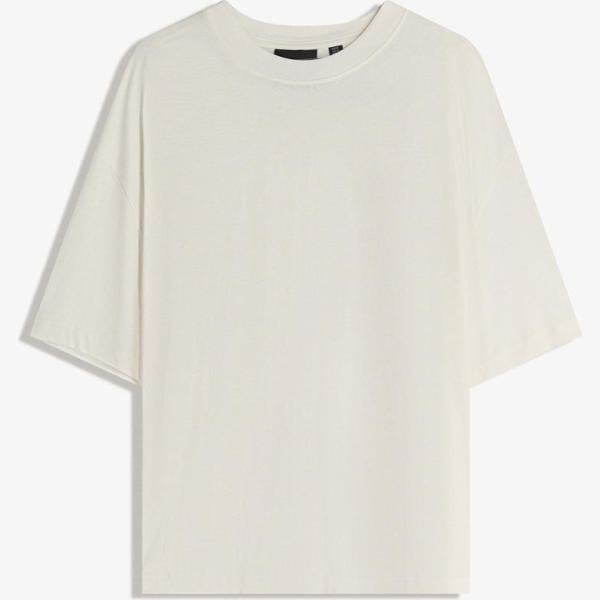 camiseta Bershka blanco