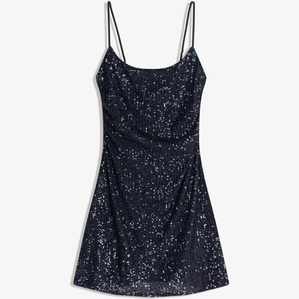 vestidos cortos Bershka azul