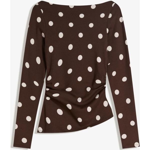 camiseta Bershka marrón