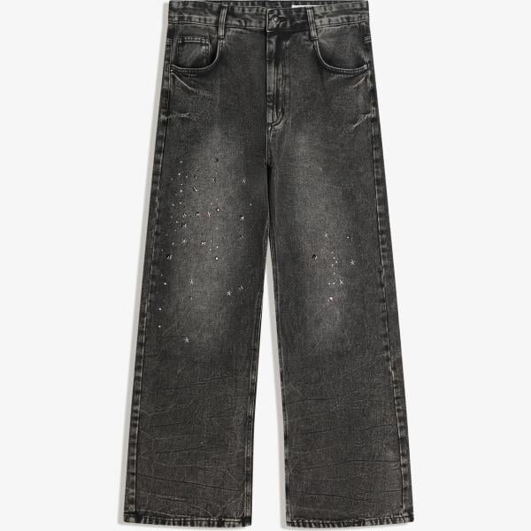pantalones Bershka gris