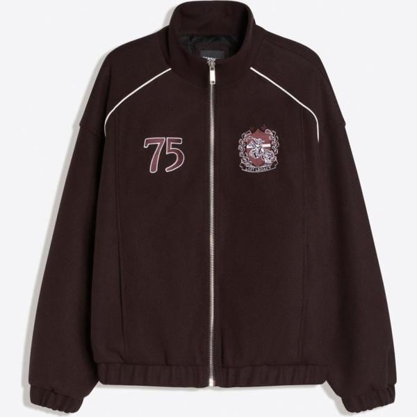 chaquetas Bershka marrón