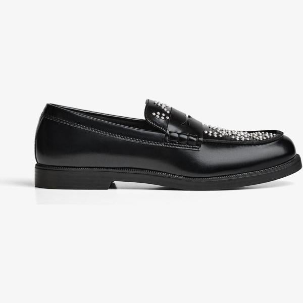 zapatos con cordones Bershka blanco