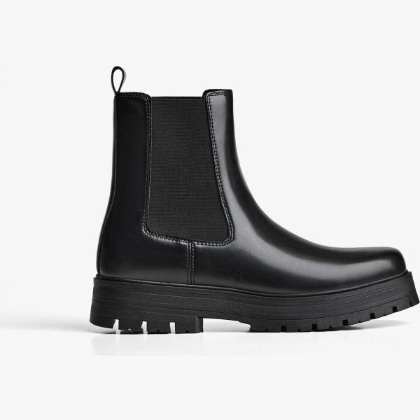 botas y botines Bershka negro