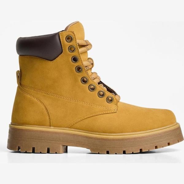 botas y botines Bershka blanco