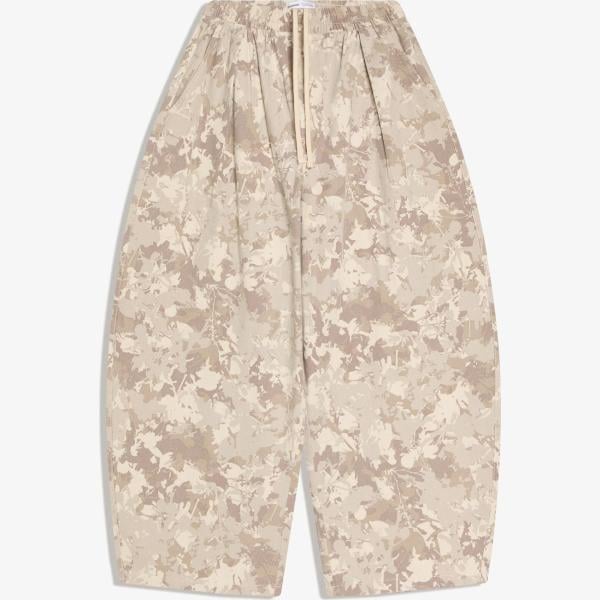 pantalones Bershka marrón con diseños