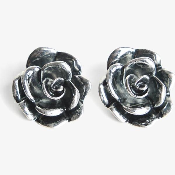 pendientes Bershka blanco