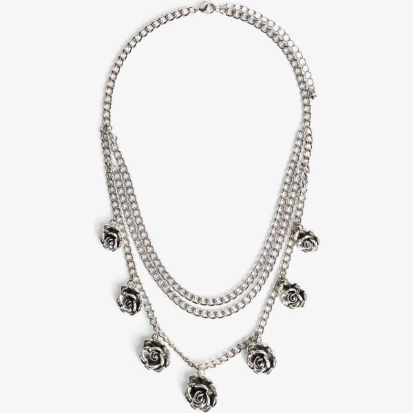 colgantes Bershka blanco