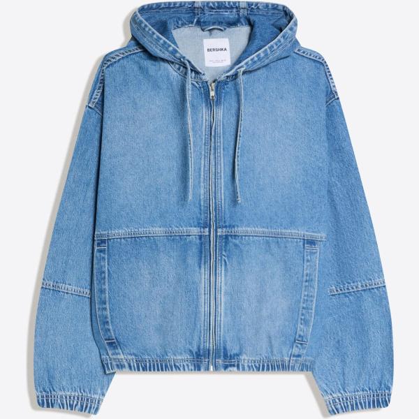 chaquetas Bershka azul