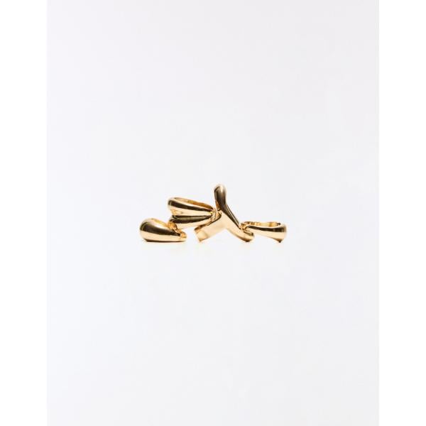 anillos Bershka blanco