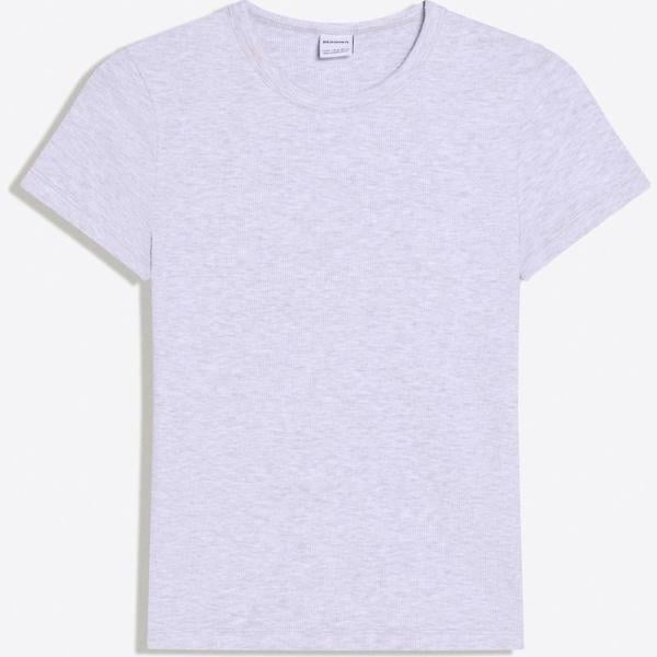 camiseta Bershka gris