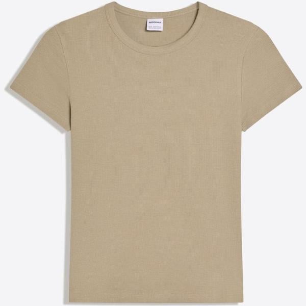 camiseta Bershka marrón