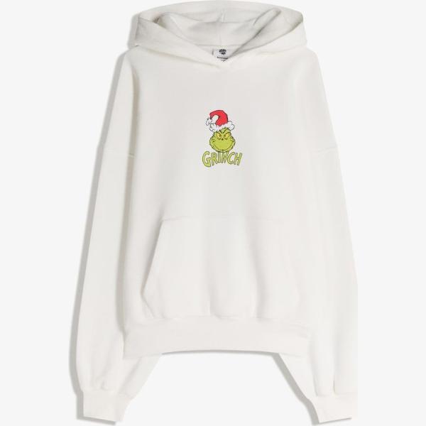 sudaderas con capucha Bershka blanco con diseños