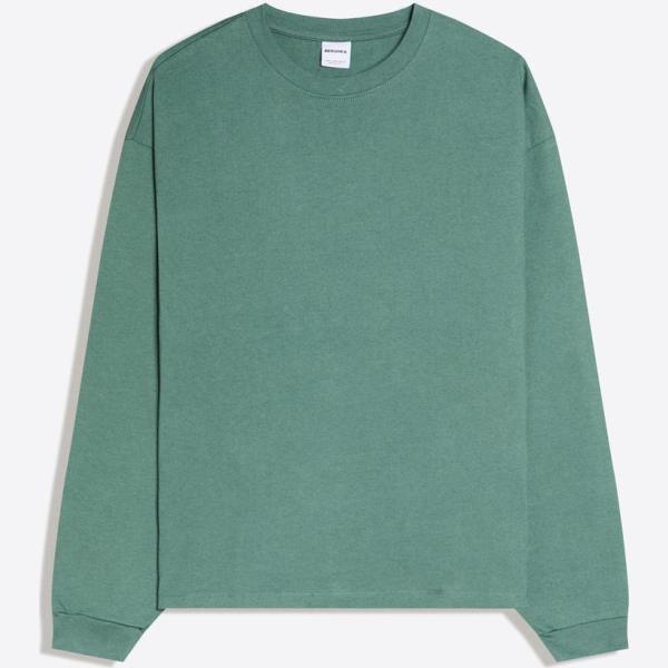 camiseta Bershka gris