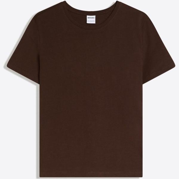 camiseta Bershka marrón
