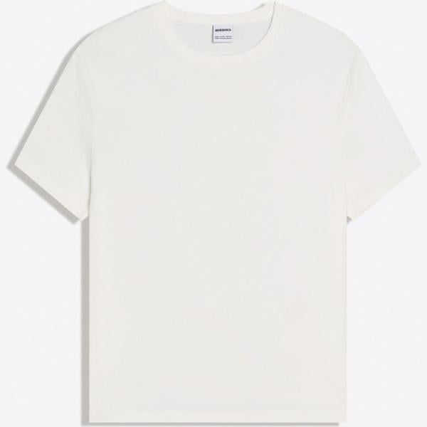 camiseta Bershka blanco