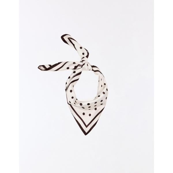 bandas para el pelo Bershka blanco de lunares
