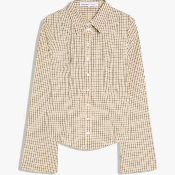 camisas Bershka marrón