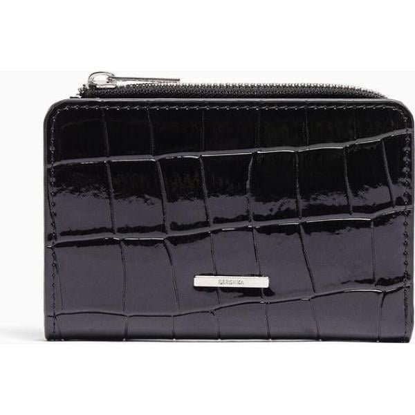 monederos Bershka blanco animalier