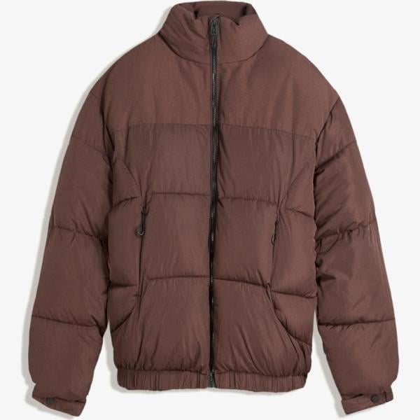 chaquetas Bershka marrón
