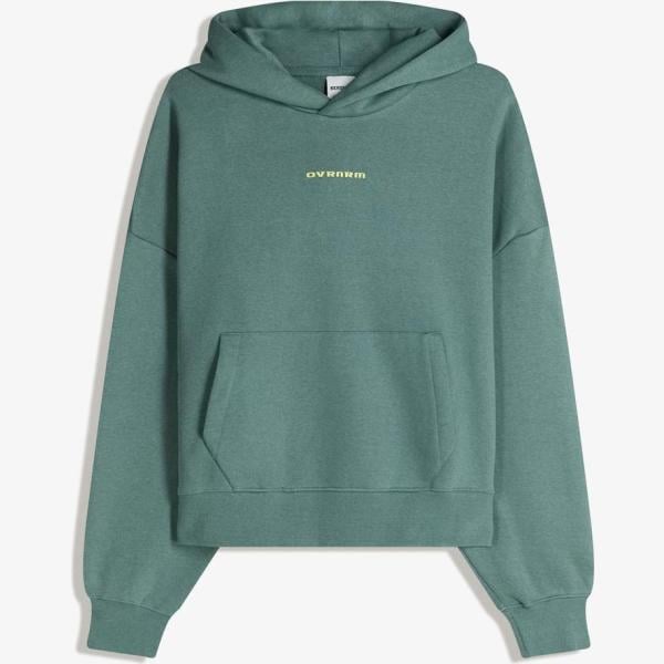 sudaderas con capucha Bershka gris con diseños