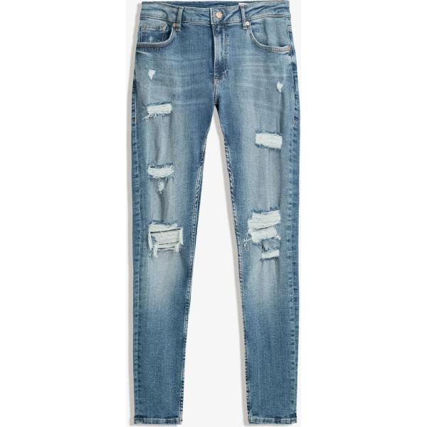 vaqueros rotos Bershka azul