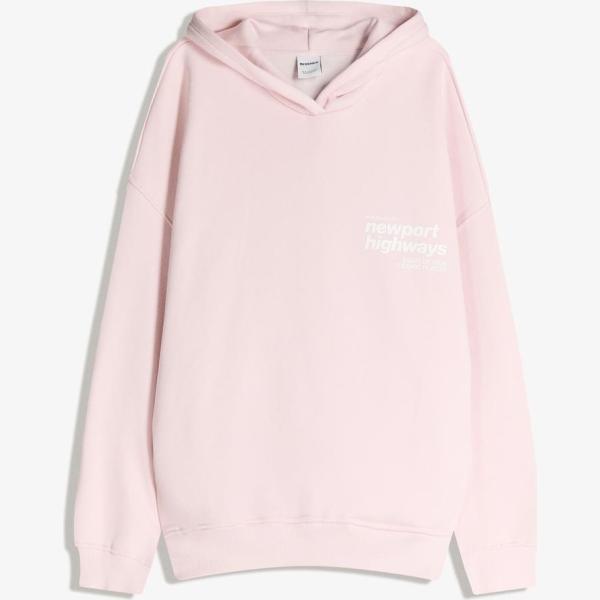 sudaderas con capucha Bershka blanco con diseños