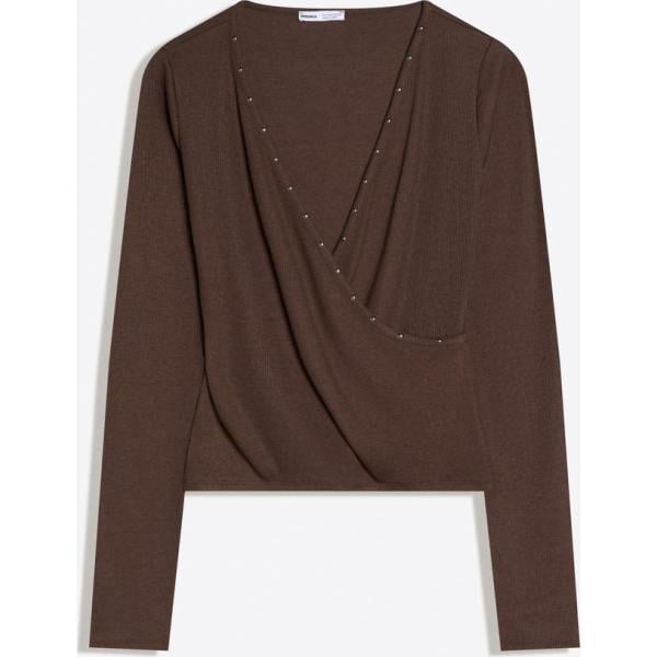 camiseta Bershka blanco